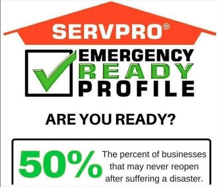 SERVPRO logo with Emergency Ready Profile text below