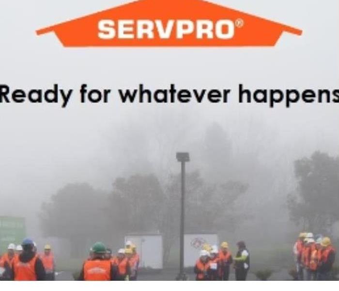 Ready for whatever happens with SERVPRO logo 